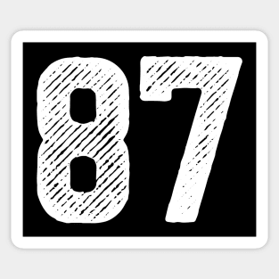 Eighty Seven 87 Sticker